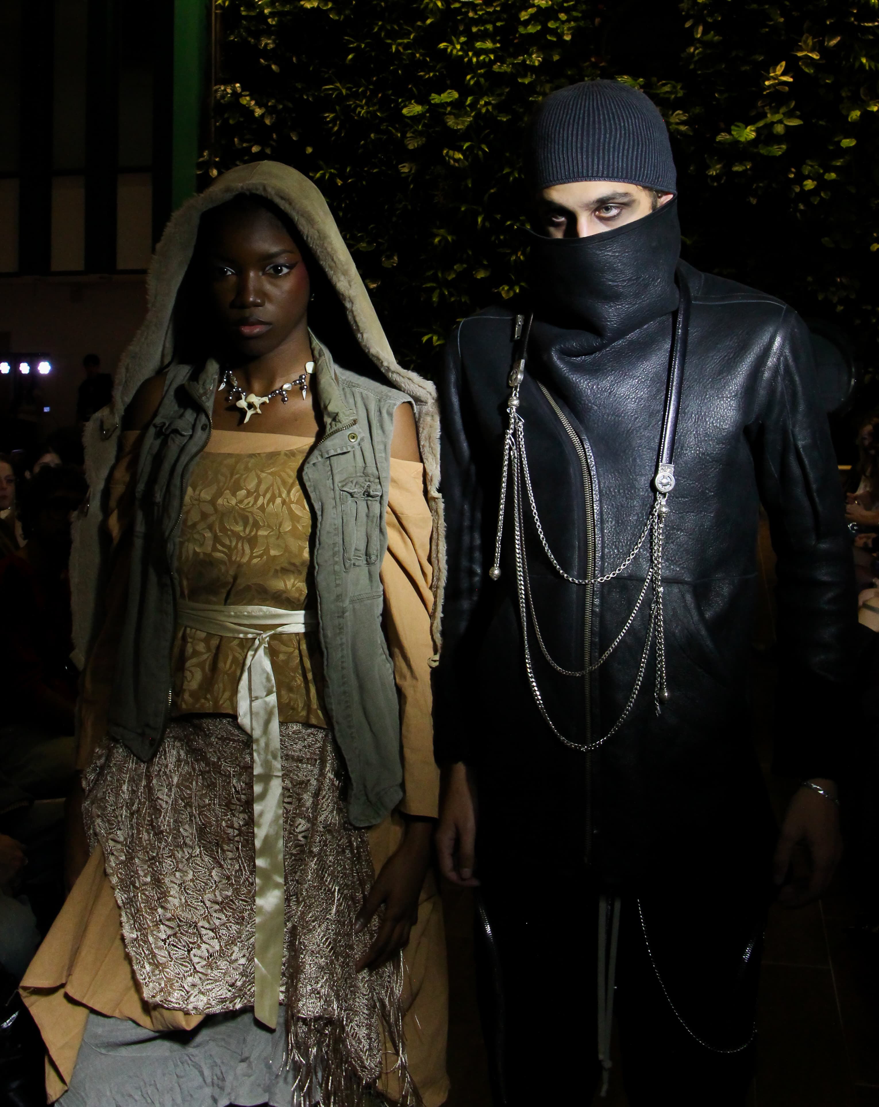 Runway look 20 from Future Relics collection