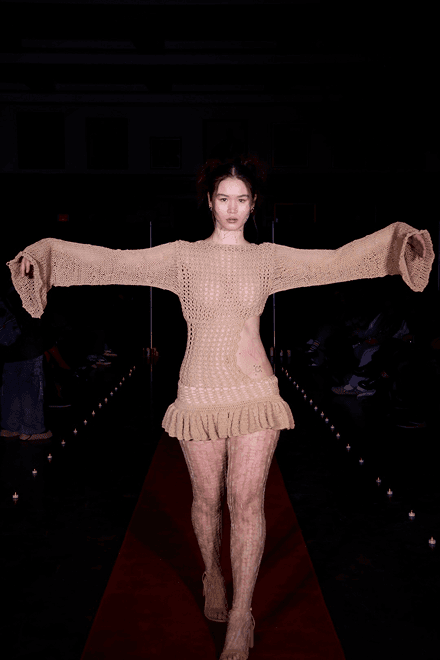 Runway look 10 from Haus of Horror collection