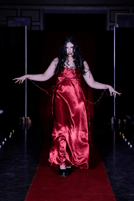 Runway look 4 from Haus of Horror collection