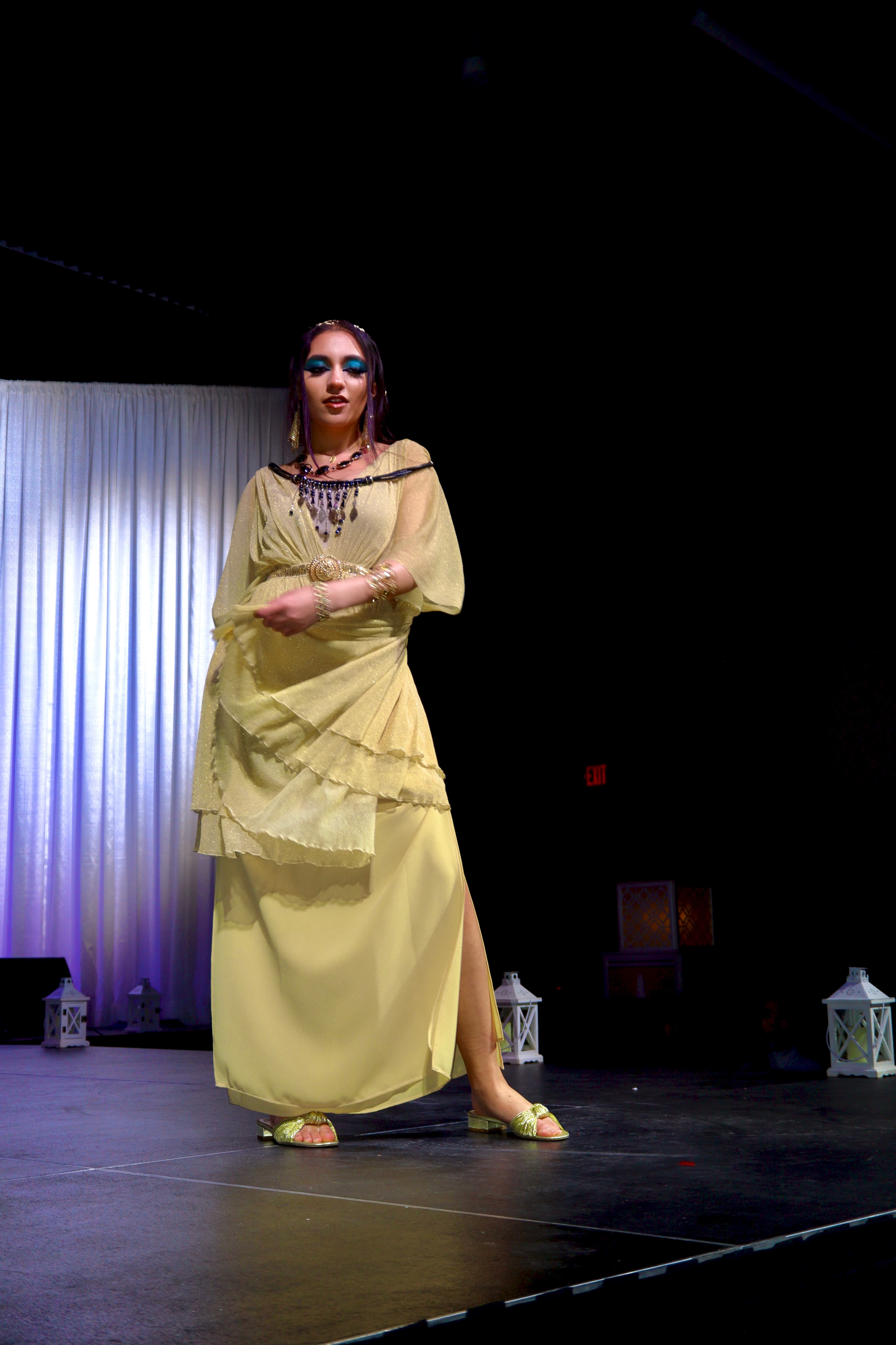 Runway look 1 from Revelations collection