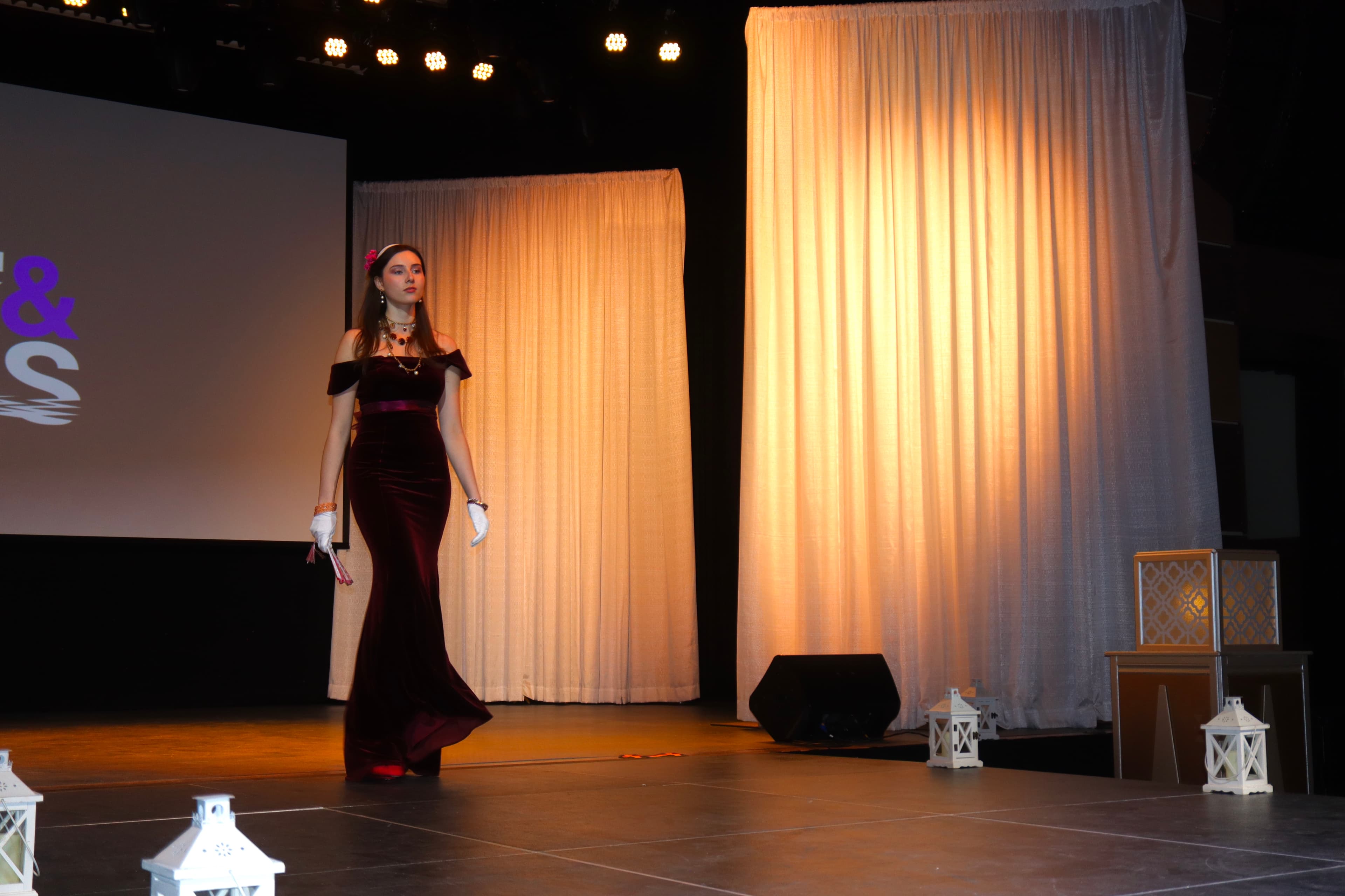 Runway look 3 from Revelations collection