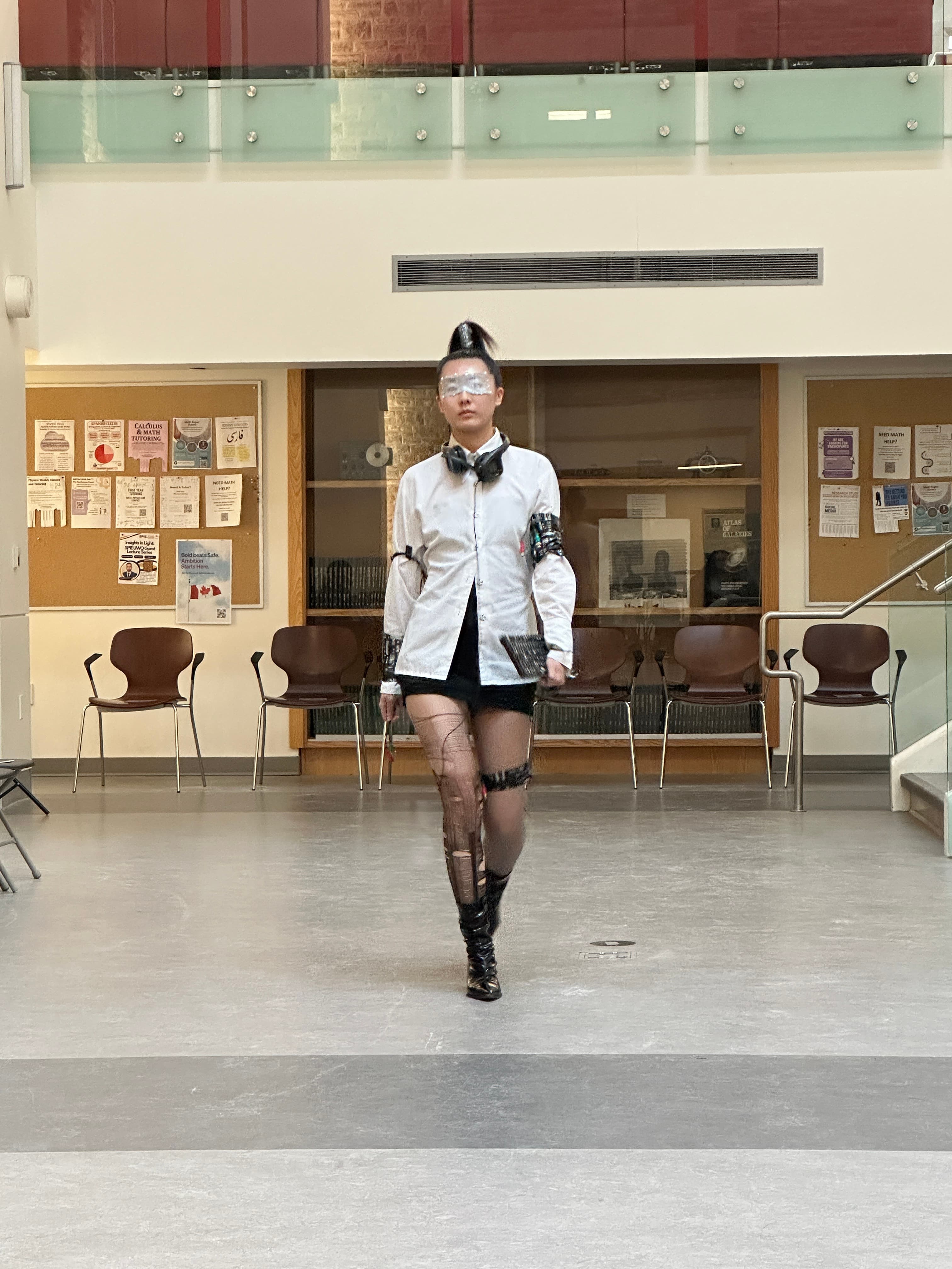 Runway look 5 from Revelations collection